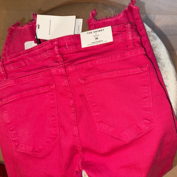 Zara Fuchsia Pink The Skinny Jeans - 36 - Picture 1 of 7